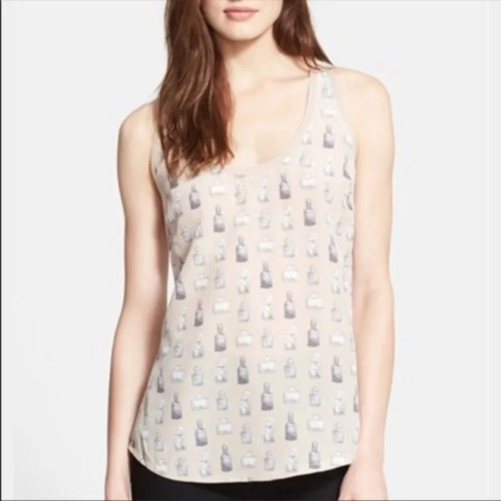 Joie Natural Rain 100% Silk Tank Top XS